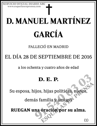 Manuel Martínez García